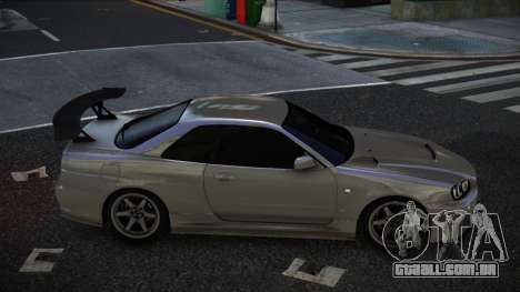 Nissan Skyline R34 Royabive para GTA 4