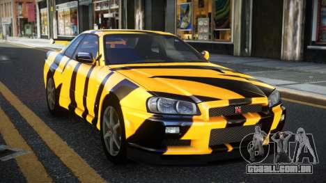 Nissan Skyline R34 Calosca S14 para GTA 4