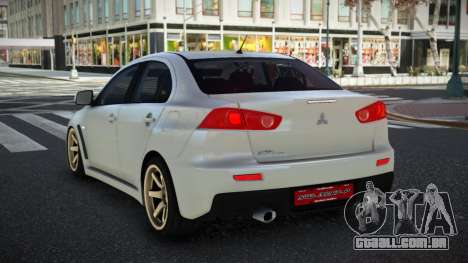 Mitsubishi Lancer Evolution X Nihtesuva para GTA 4