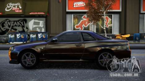 Nissan Skyline R34 Owyna S7 para GTA 4