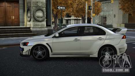 Mitsubishi Lancer Evolution X Juqdowoqa para GTA 4