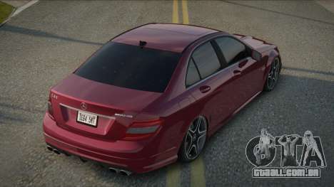 Mercedes-Benz C63 AMG 10th para GTA San Andreas