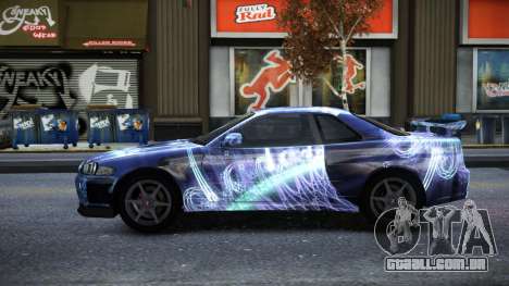 Nissan Skyline R34 Owyna S3 para GTA 4