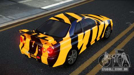 Nissan Skyline R34 Calosca S14 para GTA 4