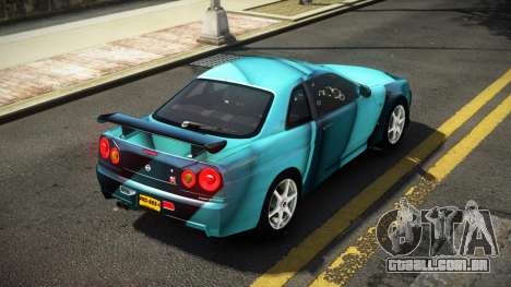 Nissan Skyline R34 Nehgan S3 para GTA 4