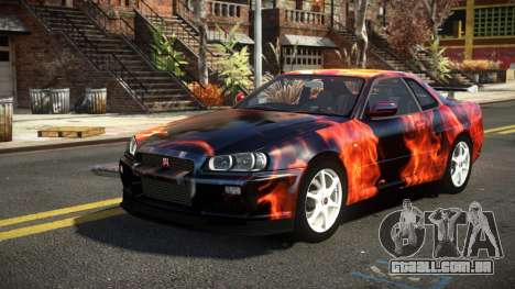 Nissan Skyline R34 Nehgan S9 para GTA 4