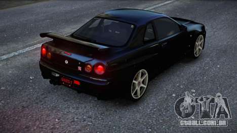 Nissan Skyline R34 Tuji para GTA 4