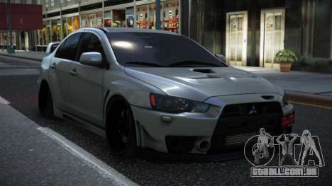 Mitsubishi Lancer Evolution X Iwit para GTA 4