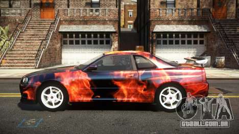 Nissan Skyline R34 Nehgan S9 para GTA 4