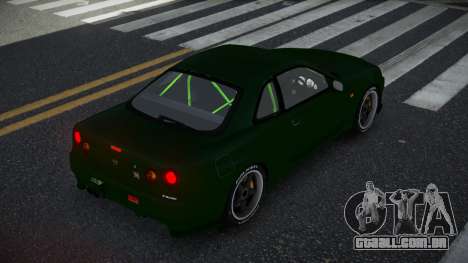 Nissan Skyline R34 Uwah para GTA 4