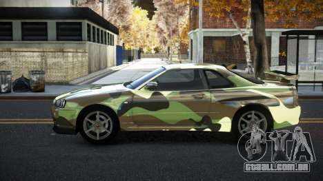 Nissan Skyline R34 Calosca S11 para GTA 4
