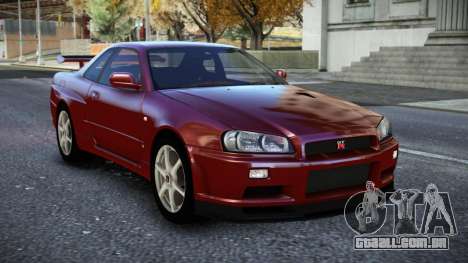 Nissan Skyline R34 Owyna para GTA 4