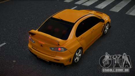 Mitsubishi Lancer Evolution X Jigwus para GTA 4