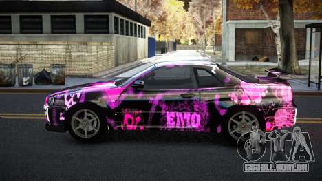 Nissan Skyline R34 Calosca S13 para GTA 4