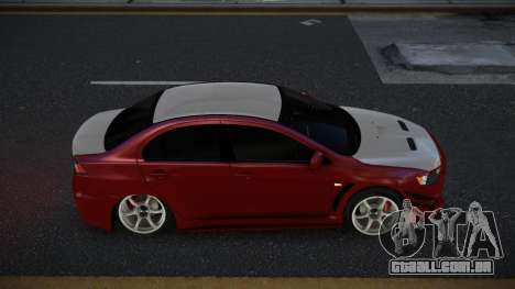 Mitsubishi Lancer Evolution X Fackam para GTA 4
