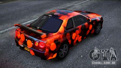 Nissan Skyline R34 Owyna S6 para GTA 4