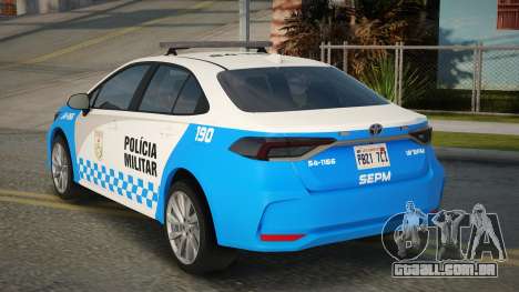 Toyota Corolla 2021 PMERJ 2025 para GTA San Andreas