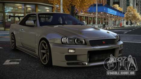 Nissan Skyline R34 Royabive para GTA 4