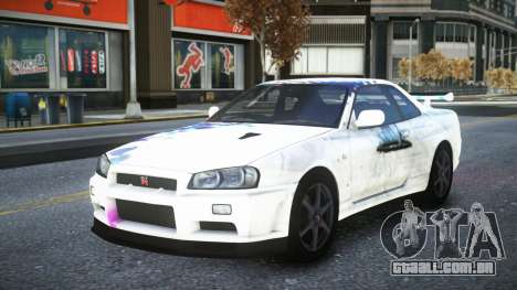 Nissan Skyline R34 Owyna S11 para GTA 4