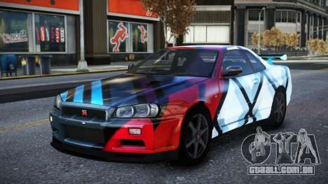Nissan Skyline R34 Owyna S9 para GTA 4