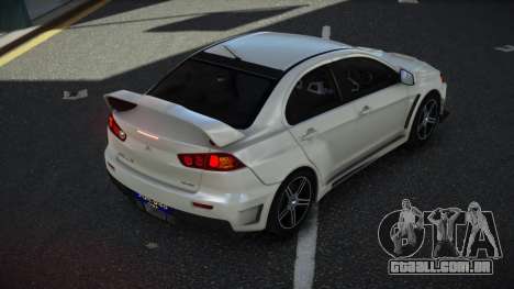 Mitsubishi Lancer Evolution X Juqdowoqa para GTA 4