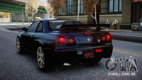 Nissan Skyline R34 Tuji para GTA 4