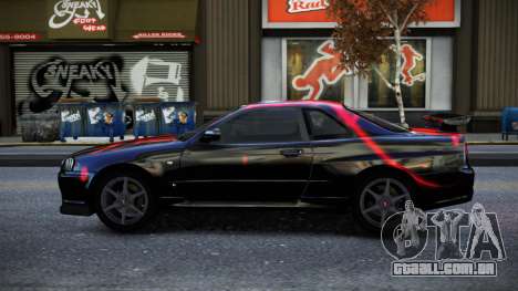 Nissan Skyline R34 Owyna S12 para GTA 4