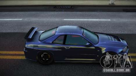 Nissan Skyline R34 Iwuq para GTA 4