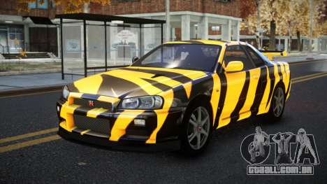 Nissan Skyline R34 Calosca S14 para GTA 4