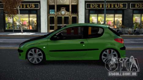 Peugeot 206 Kiwkir para GTA 4