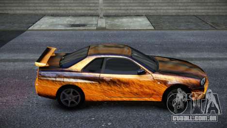 Nissan Skyline R34 Owyna S7 para GTA 4