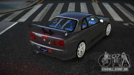 Nissan Skyline R34 Moxsijo para GTA 4