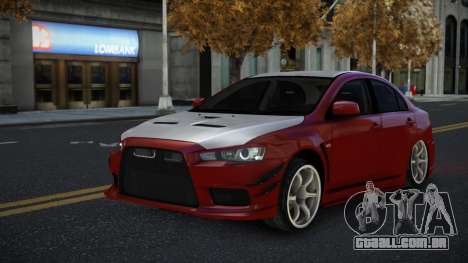 Mitsubishi Lancer Evolution X Fackam para GTA 4