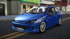 Peugeot 206 Ekeg para GTA 4