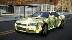 Nissan Skyline R34 Calosca S12 para GTA 4