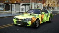 Nissan Skyline R34 Calosca S9 para GTA 4