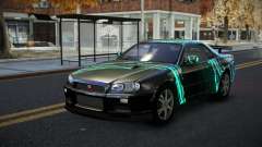Nissan Skyline R34 Calosca S1 para GTA 4