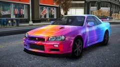 Nissan Skyline R34 Owyna S8 para GTA 4