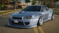 Nissan Skyline R34 GT-R Widebody Mk.X para GTA San Andreas