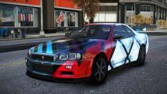 Nissan Skyline R34 Owyna S9 para GTA 4