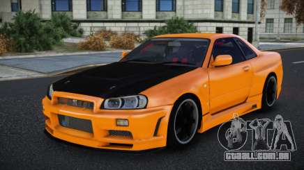 Nissan Skyline R34 Gagpi para GTA 4