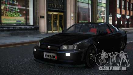 Nissan Skyline R34 Pobyi para GTA 4