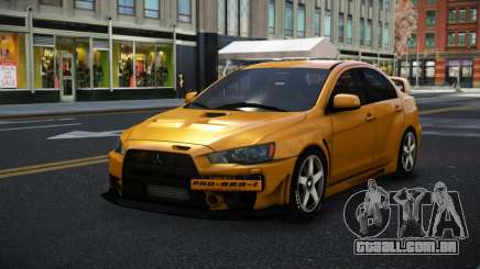 Mitsubishi Lancer Evolution X Jigwus para GTA 4