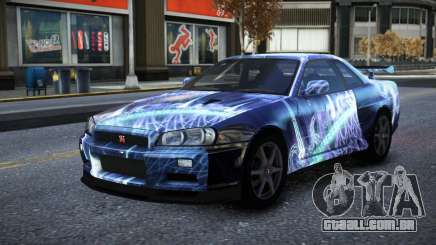 Nissan Skyline R34 Owyna S3 para GTA 4
