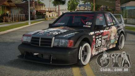 Mercedes-Benz 190E Speed Edited para GTA San Andreas