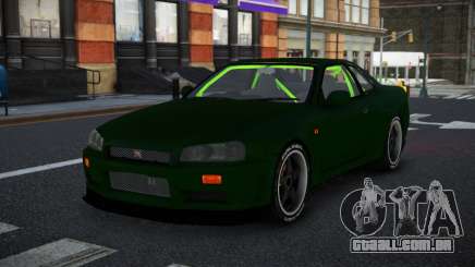 Nissan Skyline R34 Uwah para GTA 4