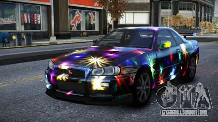 Nissan Skyline R34 Owyna S2 para GTA 4