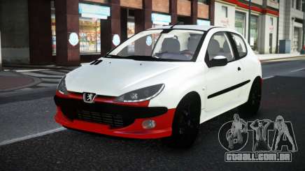 Peugeot 206 Taydajo para GTA 4