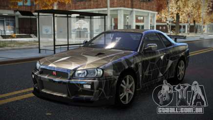 Nissan Skyline R34 Calosca S4 para GTA 4