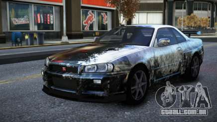 Nissan Skyline R34 Owyna S5 para GTA 4